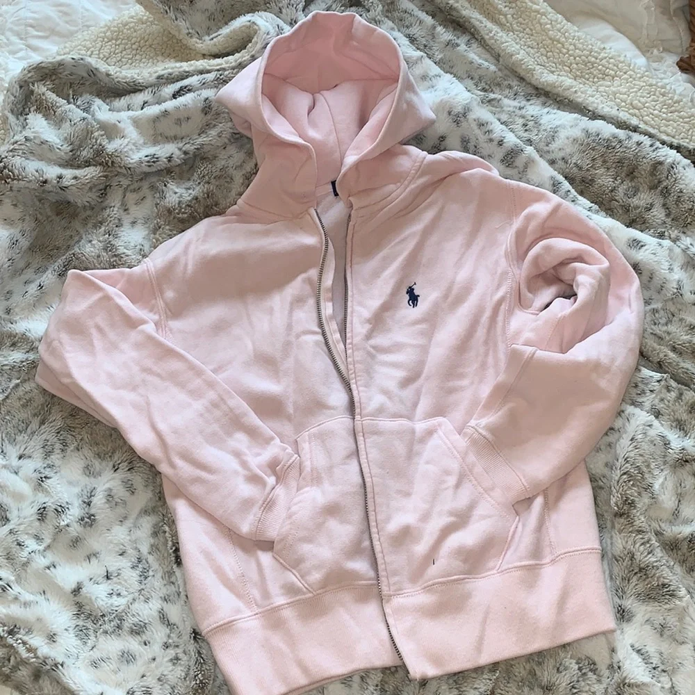 Polo Ralph Lauren | Tops | Pastel Pink Polo Ralph Lauren Zipup